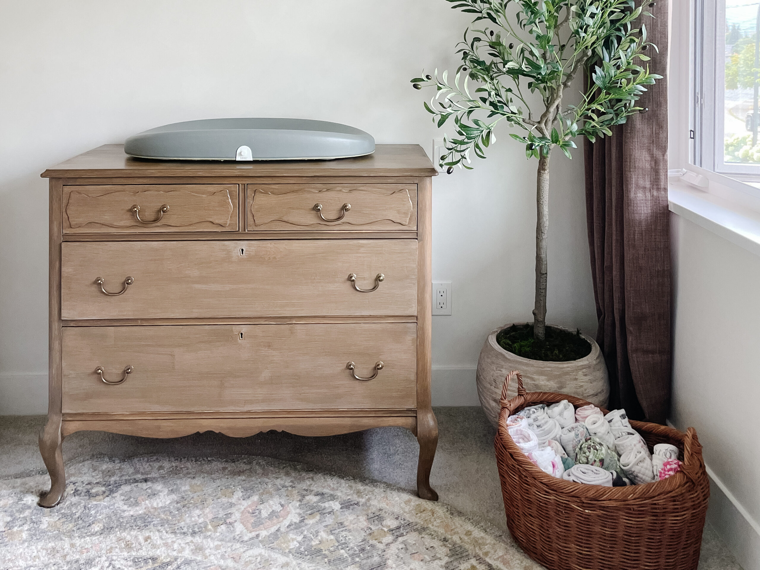 A refinished dresser to that has made the furniture look like wood again!