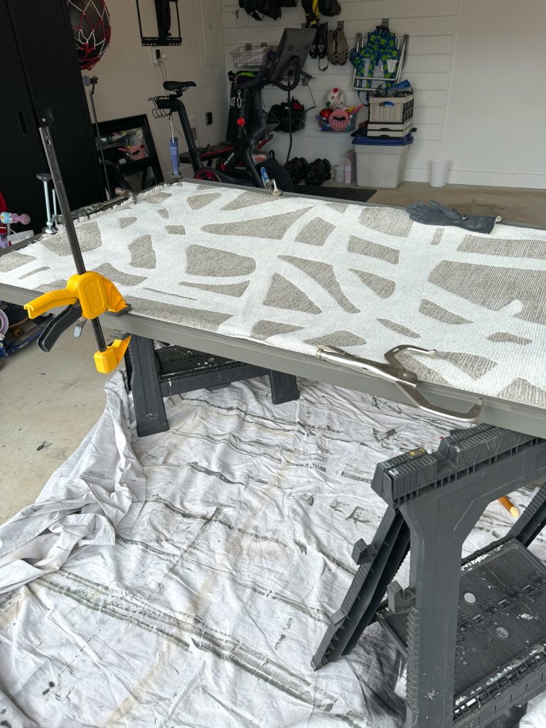 Moulding going on a DIY floating frame