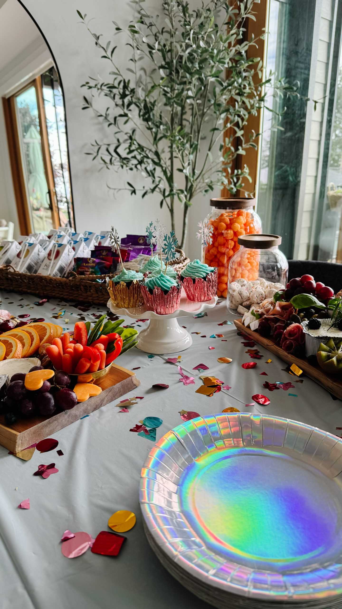 frozen-themed birthday party food