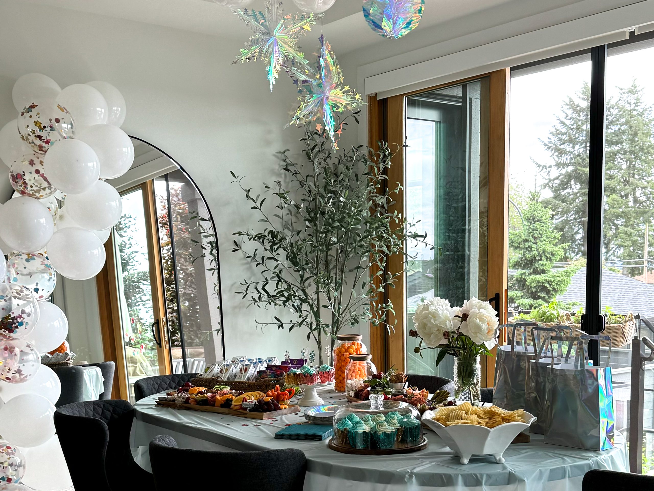 frozen themed birthday party