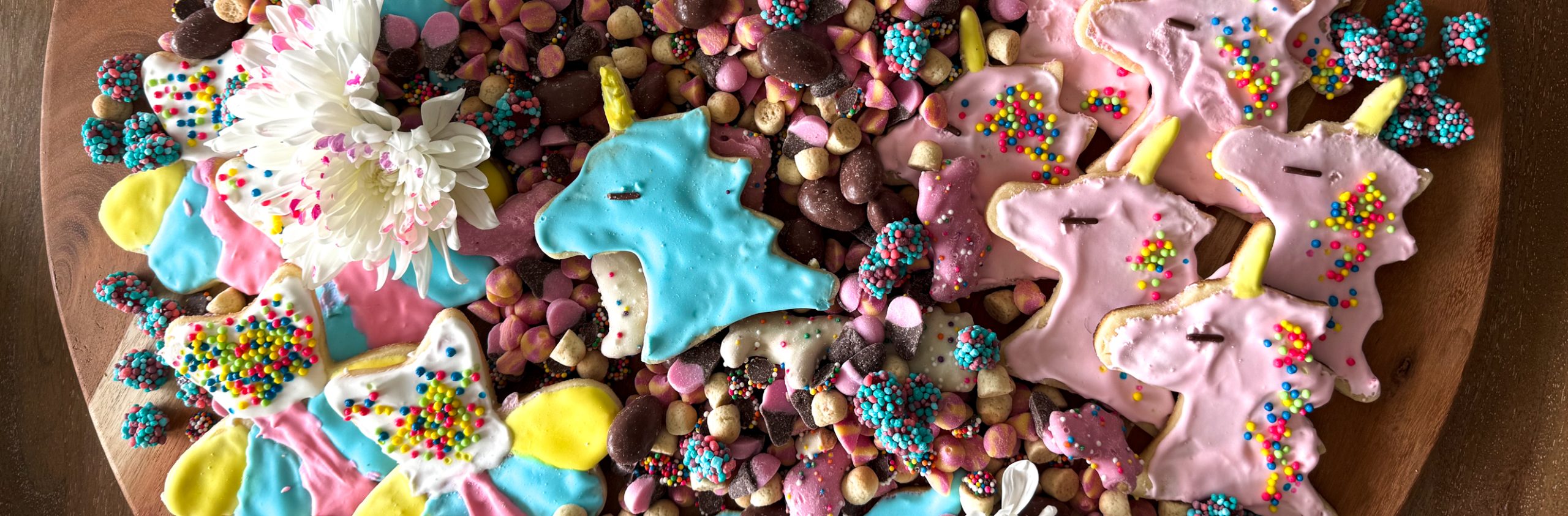 unicorn ballerina birthday party snacks